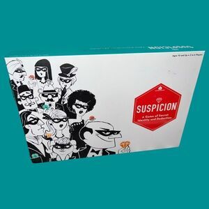 Gather Round Suspicion  Board Game The Game of Secret Identity And Deduction